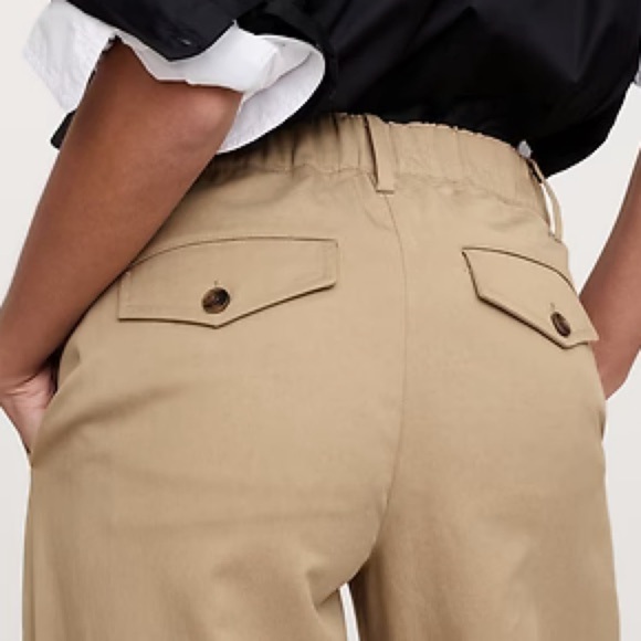 NWT! Banana Republic Workwear Khaki Beige The Everyday Wide Leg Pant-Tall Sizes🔹 - Picture 4 of 9